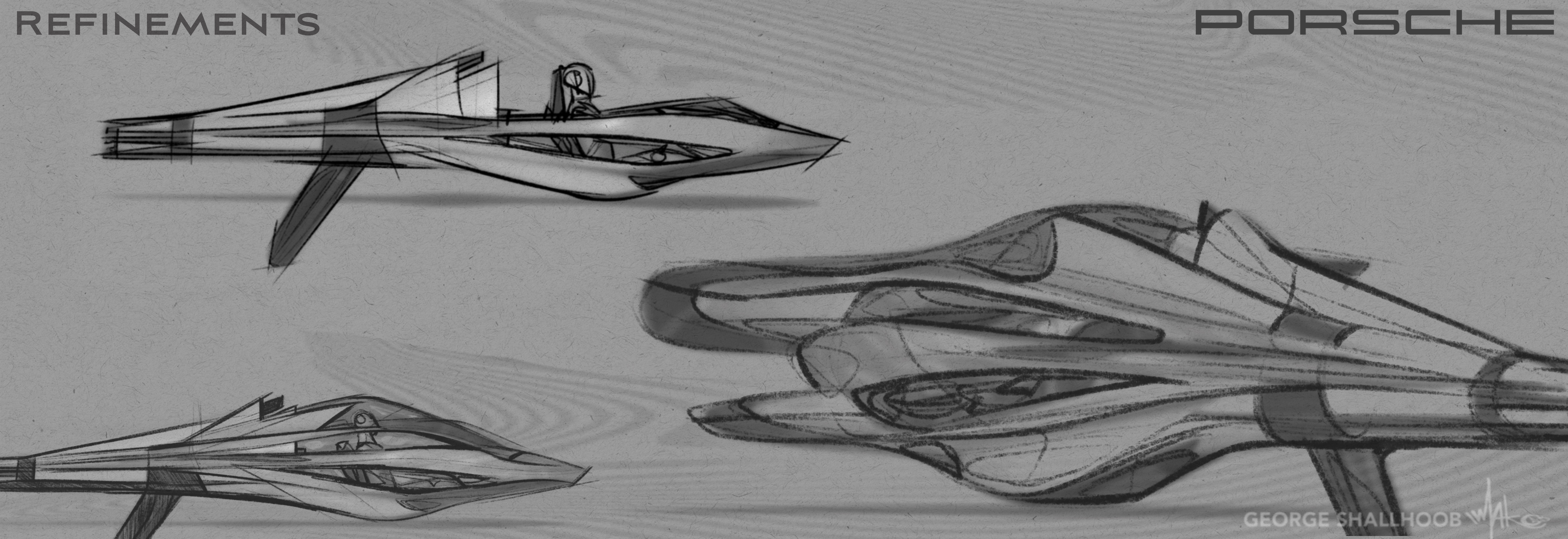 Refinements using propulsion-focused layouts and fish-like structure.